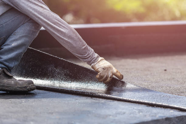Professional Basement Waterproofing technician working in Media, PA